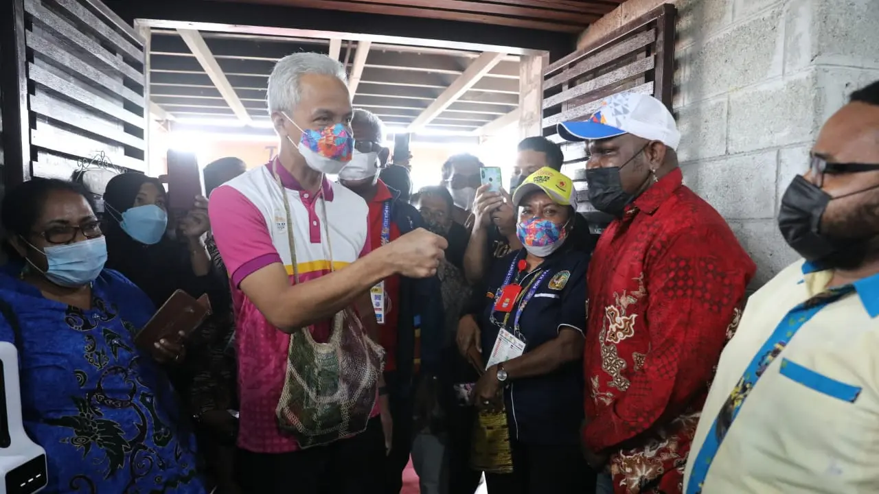 Ganjar Pranowo Di Mata Sejumlah Warga Papua, Rendah Hati dan Merakyat