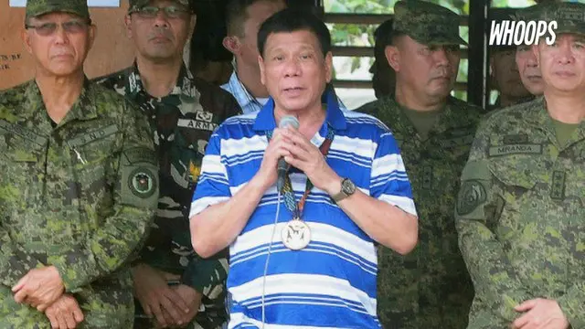 Presiden Filipina, Rodrigo Duterte angkat bicara terkait kabar sepupunya bergabung dengan ISIS. 