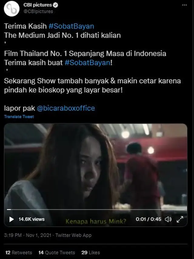 Unggahan CBI Pictures. (Twitter/ CBIpictures)