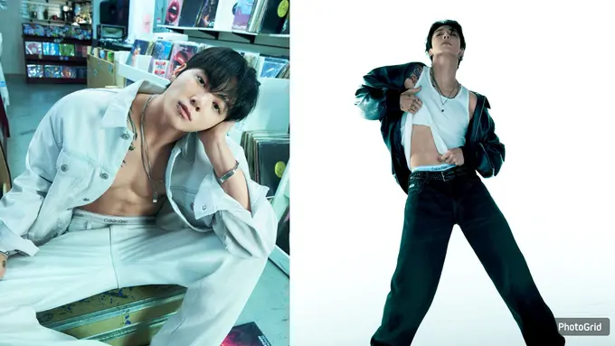 Gaya Maskulin Jung Kook BTS di Kampanye Spring 2026 Denim Calvin Klein, dari Shirtless hingga Singlet