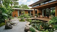 12 Inspirasi Taman Zen dan Kolam Ikan untuk Rumah Modern, Menciptakan Ketenangan
