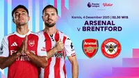 Link Live Streaming Liga Inggris 2025/26: Arsenal vs Brentford Tayang di Vidio