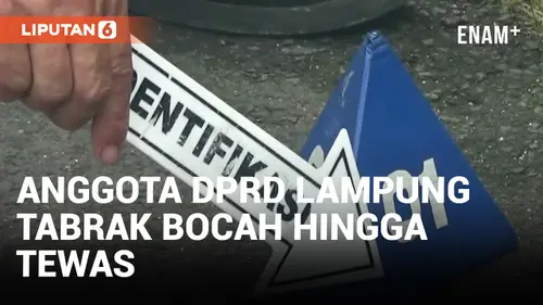 VIDEO: Innalillahi, Bocah Tewas Usai Ditabrak Mobil Anggota DPRD Lampung