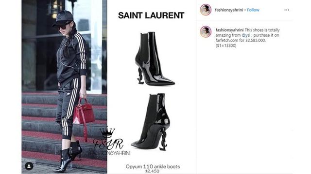 7 Koleksi Sepatu Mewah Syahrini, Ada yang Capai Rp 130 Juta