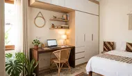 10 Ide Lemari Menyatu dengan Dinding Agar Ruangan Lapang, Bikin Kamar Lebih Lega