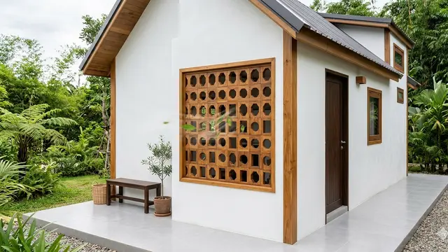 Inspirasi Rumah Kecil dengan Lorong Angin. Gemini