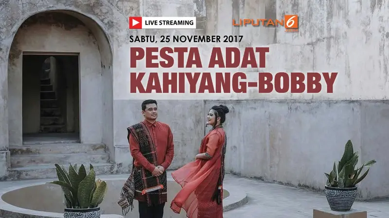 Live Streaming Pesta Adat Kahiyang-Bobby