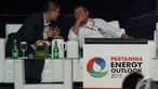 Pertamina gelar seminar bertema "Pertamina Energy Outlook 2015" di Ballroom 3 Pacific Place, Jakarta, Rabu (3/12/2014). (Liputan6.com/Faizal Fanani)