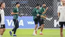 Laga antara timnas Indonesia melawan Arab Saudi akan berlangsung di Stadion Utama Gelora Bung Karno, Senayan, Jakarta. (Liputan6.com/Angga Yuniar)