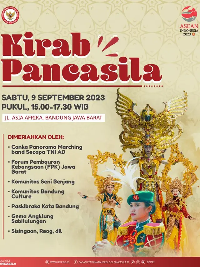 Kirab Pancasila.