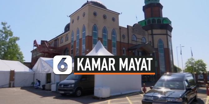 VIDEO: Masjid di Inggris Diubah Jadi Kamar Mayat Sementara Korban Covid-19