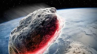ilustrasi asteroid.