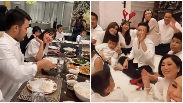 6 Potret Artis Rayakan Natal Bareng Keluarga Besar, Jadi Momen Kumpul