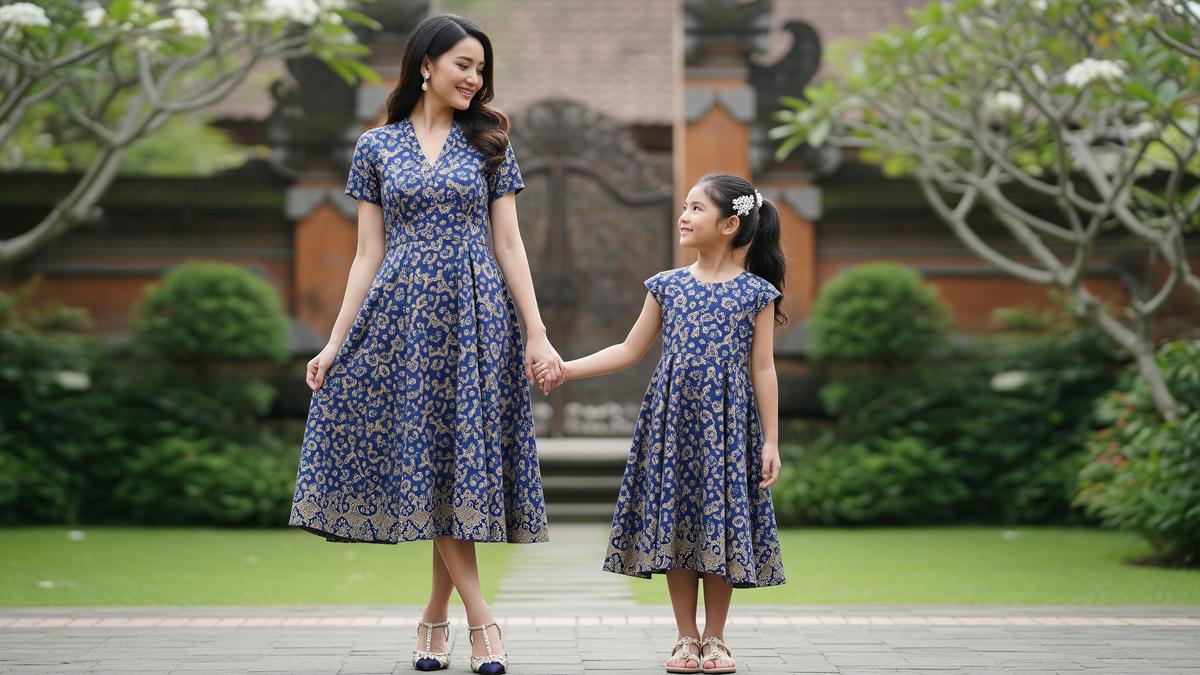 7 Model Dress Couple Ibu dan Anak yang Bikin Tampilan Makin Kompak