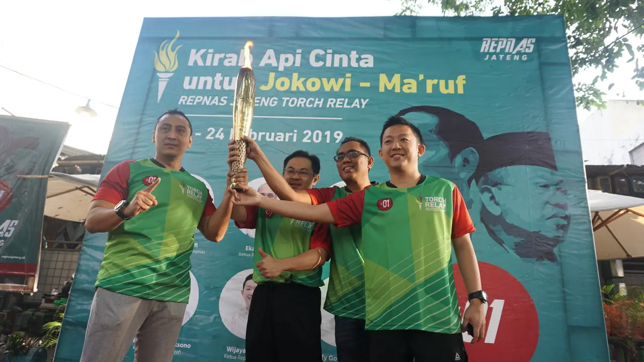 Kirab Api Cinta Jokowi
