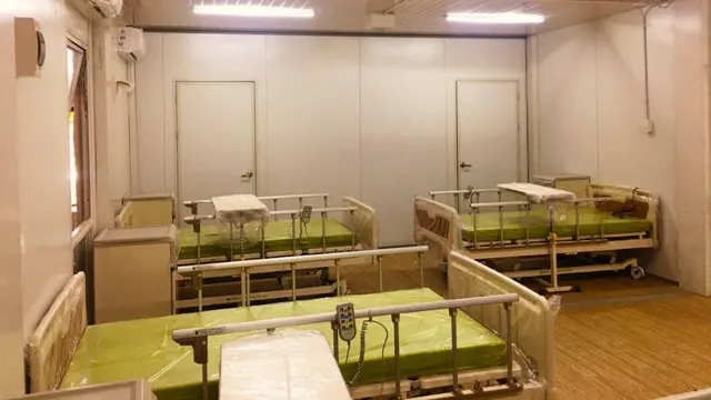 Ruah Sakit Corona di Pulau Galang, Kepulauan Riau