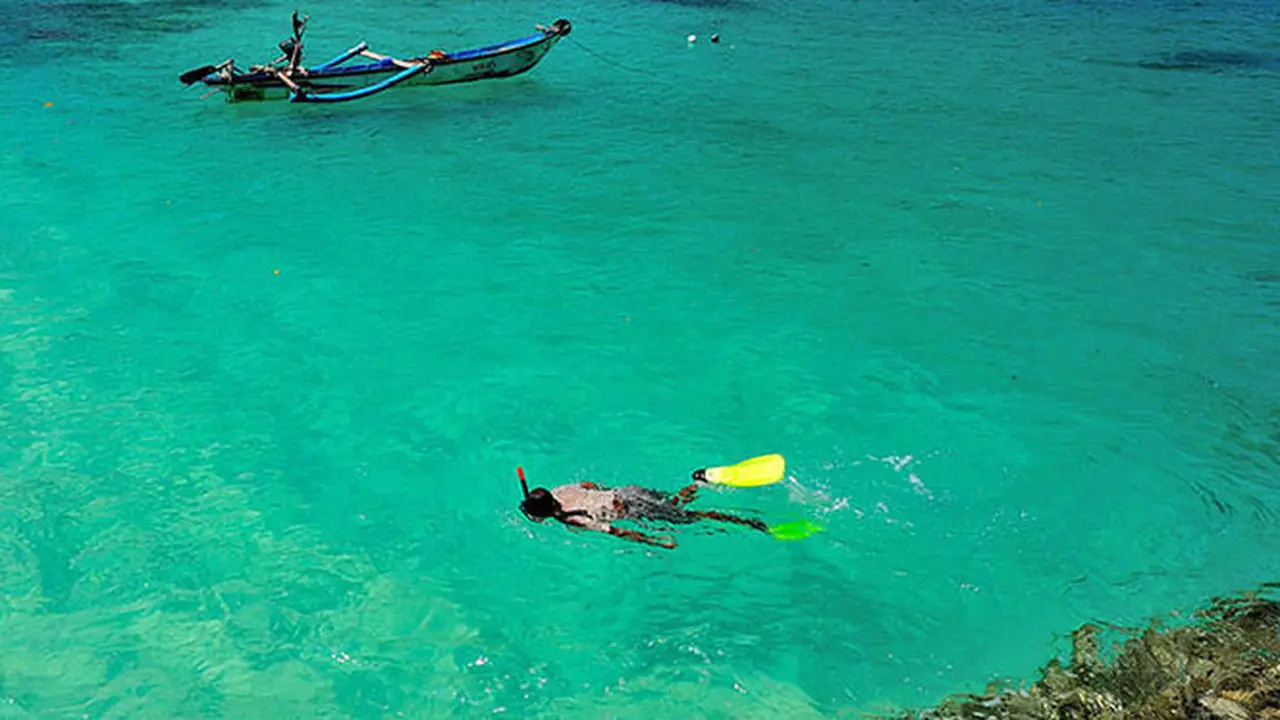 Pesona Keindahan Pantai Perawan Teluk Hijau Banyuwangi