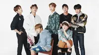 "Dalam bahasa Korea, Bangtan artinya anti peluru, mereka lahir untuk melindungi para remaja dari penindasan. Jin, J-Hope, Suga, Jimin, V, Jungkook dan RM, akan dikenang dalam waktu yang lama," katanya.(Foto: Soompi.com)