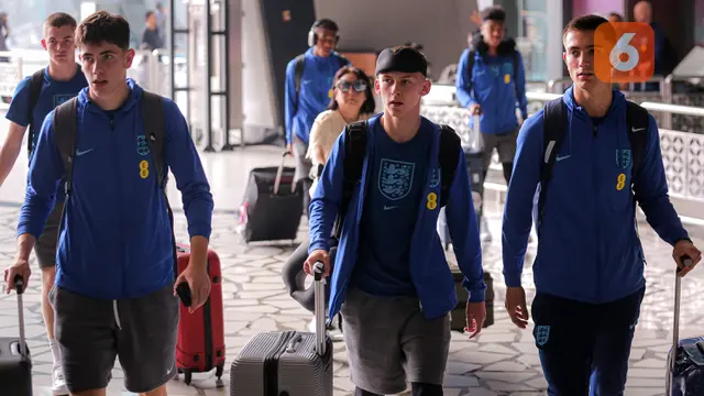 Kedatangan Timnas Inggris U-17