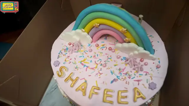 Kue ultah Safeea Ahmad dari Maia Estianty