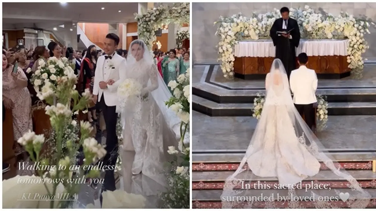 6 Momen Pernikahan Jessica Mila dan Yakup Hasibuan, Berlangsung Khidmat