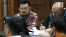 <p>Terdakwa kasus pemerasan dan gratifikasi Syahrul Yasin Limpo menjalani sidang lanjutan di Pengadilan Tipikor, Jakarta, Senin (13/5/2024). (Liputan6.com/Herman Zakharia)</p>
