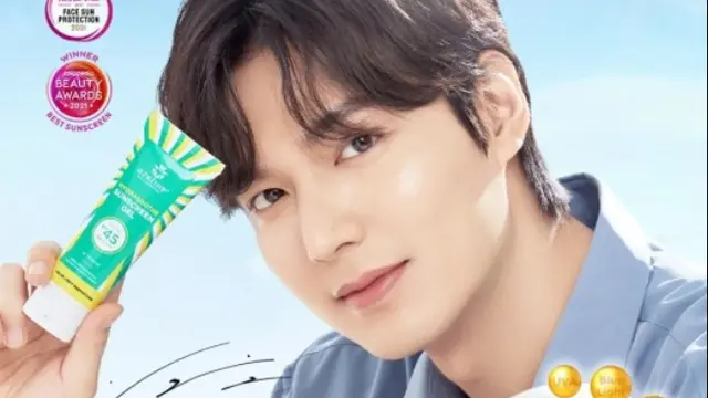 produk kolaborasi Sun Care Series X Lee Min Ho (https://www.instagram.com/p/Cbevk8WrJ0B/)