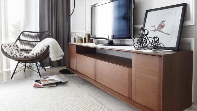 Desain apartemen minimalis yang memanfaatkan warna-warna netral. (dok. Arsitag)