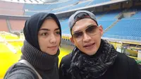 7 Momen Seru Citra Kirana dan Rezky Aditya di Milan, Kunjungi Markas AC Milan