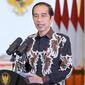 Sambutan Presiden Joko Widodo (Jokowi)  secara virtual pada Minggu, 27 Desember 2020, perayaan Natal Nasional tahun 2020 mengajak seluruh pihak untuk tidak cepat kehilangan harapan. (Biro Pers Sekretariat Presiden)