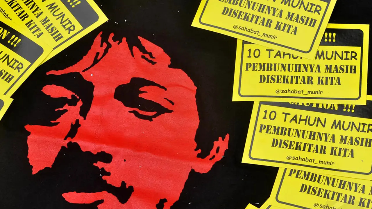 Aksi Peringatan 10 Tahun Pembunuhan Munir