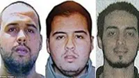 Buron Ledakan Belgia Ternyata Otak Peracik Bom Teror Paris. dari kiri-kanan Khalid dan Ibrahim El Bakraoui, pria ketiga Najim Laachraoui (AFP)