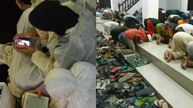 Inilah beberapa kelakuan nyeleneh orang Indonesia saat tarawih.