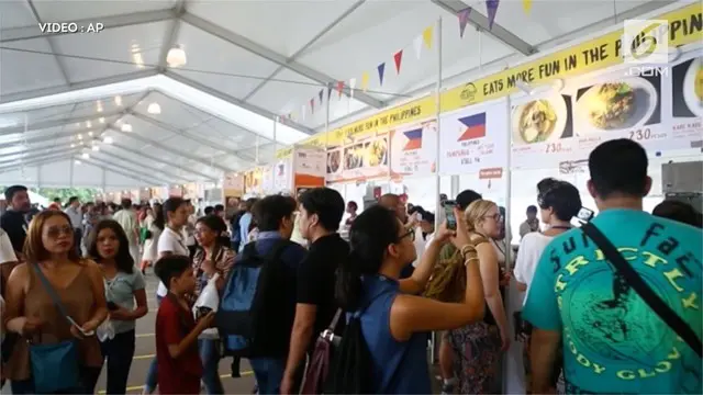 Festival Jajanan Kaki Lima di Manila