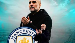 Man City - Ilustrasi Pep Guardiola (Bola.com/Adreanus Titus)