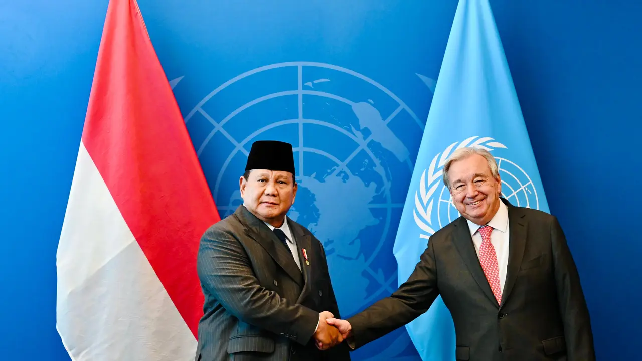 Pertemuan berlangsung usai Prabowo menyampaikan pidato pada Konferensi Internasional Tingkat Tinggi untuk Penyelesaian Damai atas Masalah Palestina dan Implementasi Solusi Dua Negara di Gedung PBB, New York.