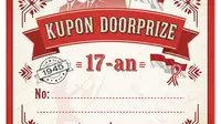 7 Desain Kupon 17 Agustus Online Gratis, Menarik dan Mudah Dibuat