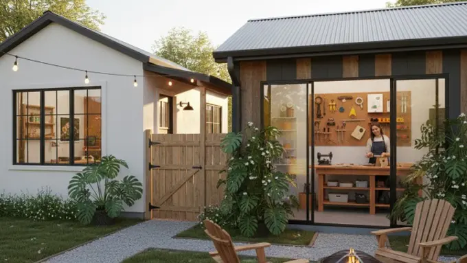 Rancangan Rumah Kecil yang Nyaman untuk Bisnis/Gemini AI.