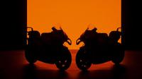Tim balap Red Bull KTM siap mengumumkan tampilan baru dari motor RC16 2024. (Dok. Red Bull KTM)