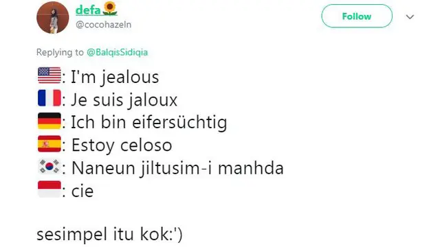 Deretan Twit Cemburu ala Warganet