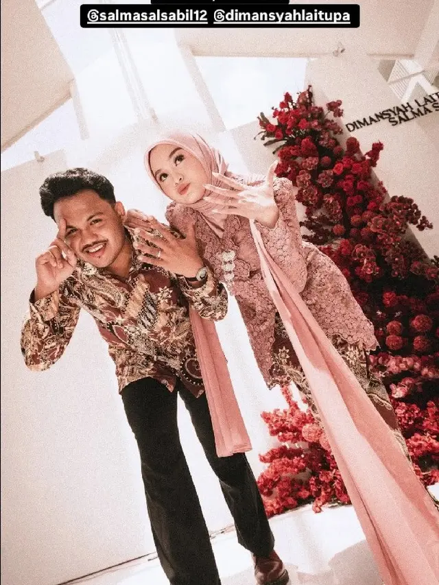 Baru Saja Langsungkan Lamaran, Intip Perjalanan Cinta Dimansyah Laitupa dan Salma Salsabil  (credit: instagram/dimansyahlaitupa).