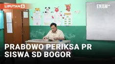 Prabowo Sidak Makan Bergizi Gratis di Bogor