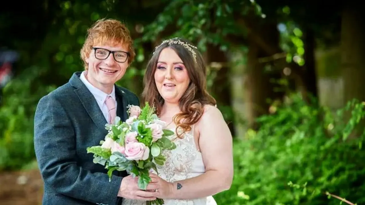 Penggemar Berat, Wanita Ini Sukses Menikah dengan 'Kembaran' Ed Sheeran