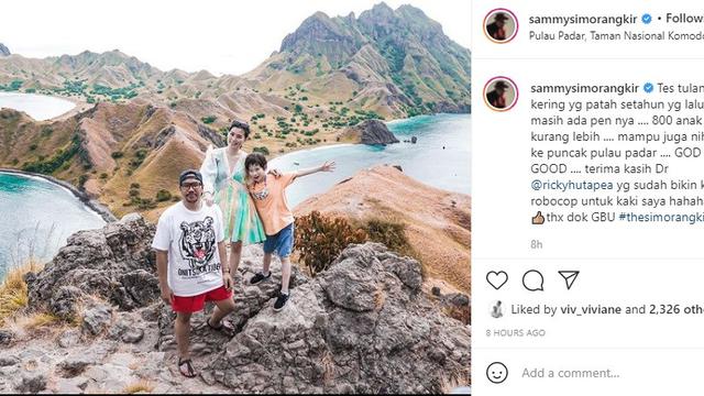 Sammy Simorangkir (Foto: Instagram/@sammysimorangkir)