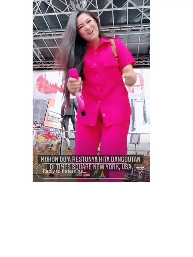 8 Momen Fitri Carlina di New York, Gelar Dangdutan di Times Square