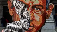 Sebelumnya, Perdana Menteri Israel Benjamin Netanyahu pada hari Kamis (26/9/2024) mengeluarkan pernyataan bahwa ia berjanji melakukan serangan dengan kekuatan penuh terhadap Hizbullah. (Alex Kent/Getty Images North America/Getty Images via AFP)