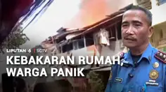 Kebakaran Rumah, Warga Panik