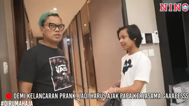7 Momen Anak Uya Kuya Prank Tatto ke Orang Tuanya, Astrid Kuya Sampai Menangis