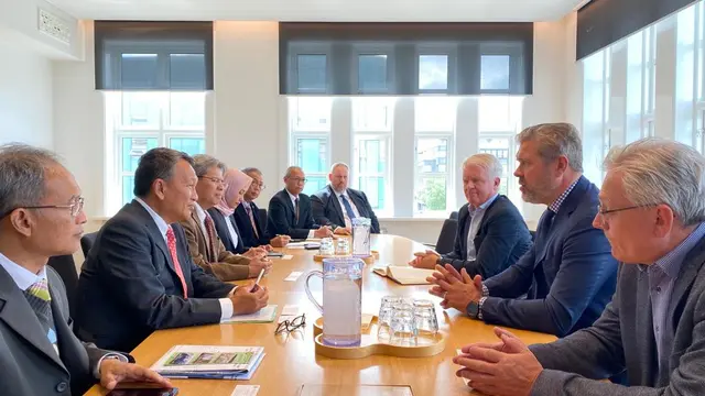 Menteri Energi dan Sumber Daya Mineral (ESDM) Arifin Tasrif telah melakukan kunjungan kerja ke Norwegia dan Islandia pada tanggal 13 – 16 Juni 2022 (KBRI Oslo)
