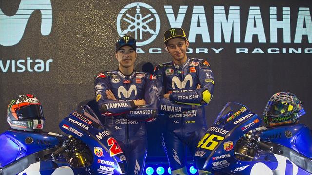 Valentino Rossi dan Maverick Vinales.